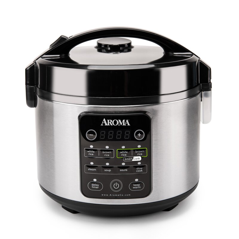 Aroma 12 Cup Cool Touch Smart Carb Rice Cooker & Reviews | Wayfair